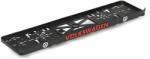  Set suport placute numar inmatriculare auto 3D (fata + spate) Volkswagen rosu
