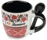  Cană cu lingură - România, 400 ml