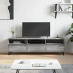 vidaXL szürke sonoma színű szerelt fa TV-szekrény 150x30x44, 5 cm (831306)