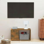 vidaXL füstös tölgy színű szerelt fa TV-szekrény 60 x 24 x 32 cm (816029)