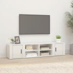 vidaXL 2 db magasfényű fehér szerelt fa TV-szekrény 80x31, 5x36 cm (819441)