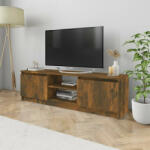 vidaXL füstös tölgy színű szerelt fa TV-szekrény 120 x 30 x 35, 5 cm (815339)