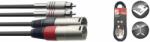 MusicStoreBG Кабел 2 мъжки канона на 2 чинча stc3cmxm 3 метра