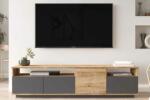 Sofahouse Design TV asztal Belisario II 180 cm antracit