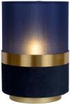 Lucide Tusse kék-arany asztali lámpa (LUC-10508/01/35) E14 1 izzós IP20 (10508/01/35)