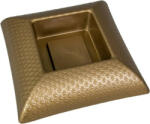  Műanyag tál négyzet alakú mintás arany M7x31x31cm