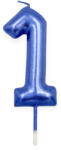 Fundrag Gyertya, kék színű, 8, 5 cm - 1