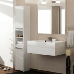 GreenSite Drohmo S30 fürdőszoba szekrény, 30x170x30 cm, fehér