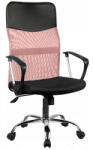GreenSite Forgó irodai szék, Nemo, hálós szövet, 61x107.5x50 cm, rózsaszín