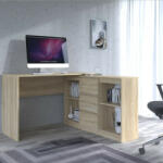 GreenSite Odell Plus 2D3S íróasztal szekrénnyel, 120x76x50 cm, sonoma