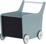 Childhome Carucior cu spatiu depozitare si tabla de scris Childhome, Lemn Menta (CH-WODSTRM) - drool