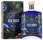 Six Dogs Blue Gin 43% 0,7 l - díszdobozban