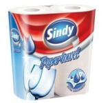 Sindy Háztartási papírtörlő 2 rétegű 2 tekercs/csomag Sindy fehér (7831)