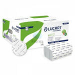 Lucart Kéztörlő 2 rétegű V hajtogatású fehér 190 lap/cs 20 cs/karton EcoLucart _863046 (863046)