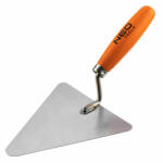 NEO TOOLS Kőműveskanál, háromszög, 180mm, fa markolat (50-101)