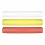 TOPEX Jelölőkréta, színes (fehér, sárga, piros) 13x85mm, 3db-os (14A968) - olaj