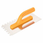 TOPEX Acél simító, fogazott, rozsdamentes, - 280x130mm, 8x8x8mm fog (13A288)