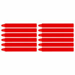 NEO Jelölőkréta készlet, 12db, piros (13-963)