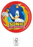 Procos Sonic a sündisznó Sega papírtányér 8 db-os 20 cm FSC PNN95646