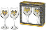 BG-TECH Set 2 pahare vin 220ml, Mrs&Mr, Bg-Tech (200083) Pahar