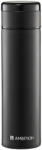 Ambition Termos inox 420ml, cu indicator LCD pentru temperatura, negru, Indi (42191)