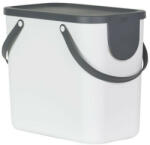 Rotho Cos colectare selectiva 25L, alb, Albula (92585) Cos de gunoi