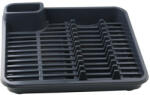 Domotti Suport scurgator de vase 39x39cm, gri inchis, Milo (229087) Uscator vase