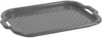 DOMOTTI Tava medie cu manere 46x33x3cm, gri, Clever (229021) Tava