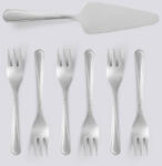 AMBITION Set tacamuri inox servire desert, 7 piese, Verona (89583)