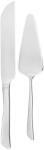 AMBITION Set tacamuri inox servire desert, 2 piese, cutit si spatula inox, Wave (83873)