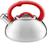 AMBITION Ceainic inox cu maner rosu 2.5L(3L), Melody (37279)