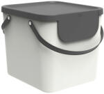Rotho Cos colectare selectiva 40L, alb, Albula (92222) Cos de gunoi