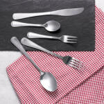 Domotti Set tacamuri inox, 30 piese, 6 persoane, cu furculite desert, London (89499) Tacam