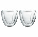AMBITION Set 2 pahare termorezistente 250ml, model inima, Mia (96870) Pahar