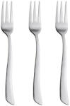 Ambition Set furculita desert 16cm, 3 piese, Wave (83882) Tacam