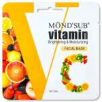 Mond'Sub Mască de față hidratantă și revigorantă cu vitamina C - Mond'Sub Vitamin C Brightening & Moisturizing Facial Mask 25 ml Masca de fata