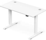 VASAGLE Íróasztal / számítógépasztal tárolóval - elektromos magasság állítás - Vasagle Loft - 120 x 60 cm (fehér)