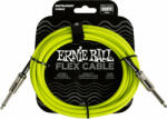 Ernie Ball Flex Instrument Cable Straight/Straight Zöld 3 m Egyenes - Egyenes