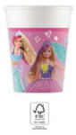 Procos Barbie Fantasy papír pohár 8 db-os 200 ml FSC PNN94567