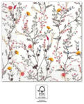 Procos Modern Branches, Színes szalvéta 20 db-os, 33x33 cm FSC (PNN95193)