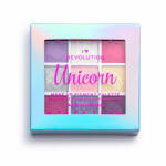 Makeup Revolution - Paleta fard Makeup Revolution, I Heart Revolution, Vegan, Highlighter & Blush Palette 2-In-1, 1.5 g Unicorn