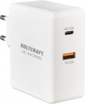 VOLTCRAFT 1xUSB-A + 1xUSB-C hálózati adapter fehér (VC-11744740)