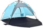 Hessa Pop-Up strand vagy kemping sátor 2 fő részére, mérete 215x135x140 cm, kék/szürke (430365)