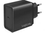 LogiLink 1xUSB-C hálózati adapter fekete (PA0258)