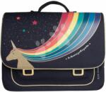 Jeune Premier Servietă școlară It Bag Midi Unicorn Gold Jeune Premier design ergonomic de lux 30*38 cm (JPITD23129)
