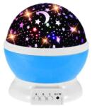 ISHOP Star Master Projektor, 4 x LED, USB, forgatási funkció, fehér-kék (77)