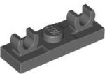 LEGO® 79987c85 - LEGO sötétszürke lap 1 x 3 méretű, 2 klipsszel a tetején (79987c85)