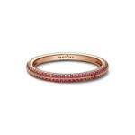 Pandora - ME vörös pavé gyűrű (189679C02-56)