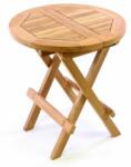 divero Összecsukható gyermekasztal teakfából (GL05540)