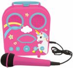 Lexibook Jucarie interactiva Karaoke portabil, Unicorn, Lexibook Instrument muzical de jucarie